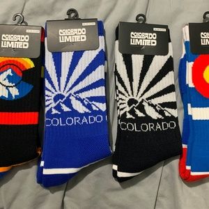 Colorado Socks 4 Brand New Pairs
